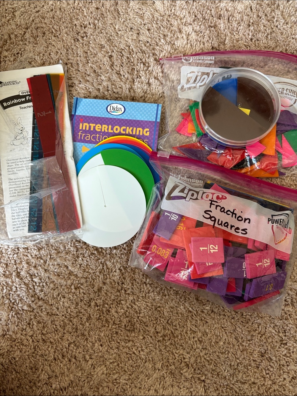 Fraction learning tools